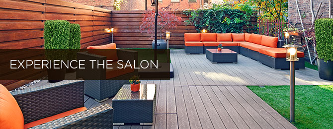 Fabio Scalia Salon quaint outdoor patio in Brooklyn Heights
