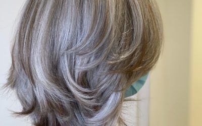 Transition to Gray Hair with Highlights