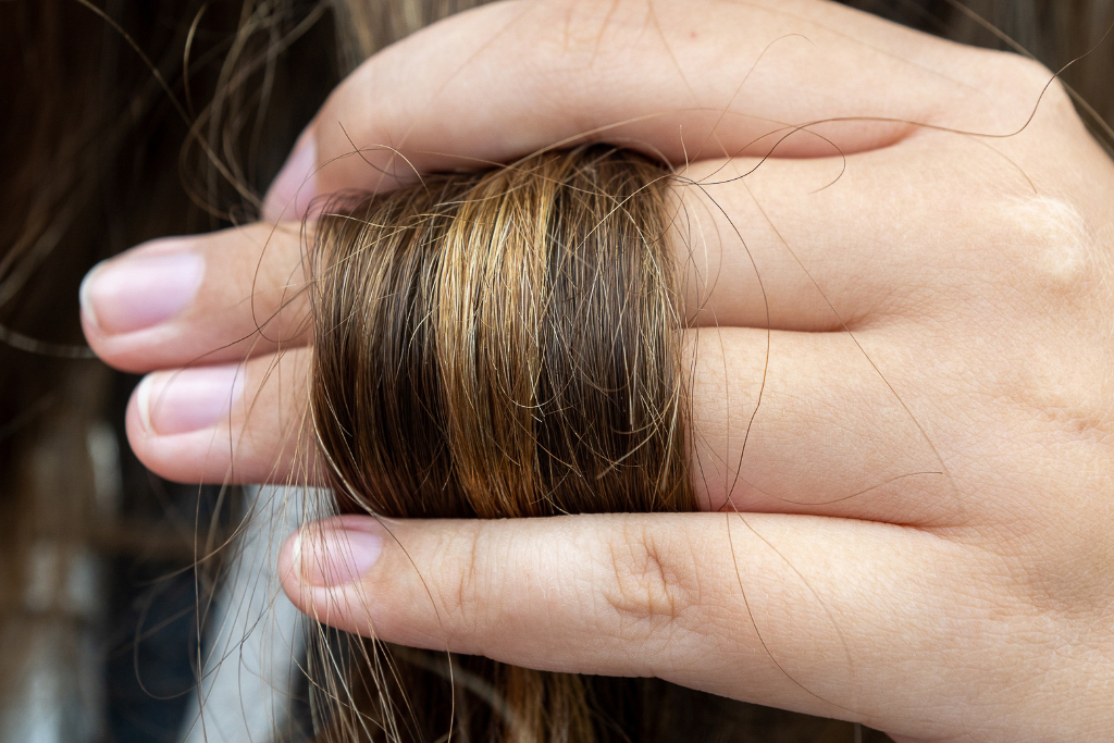 highlighting hair